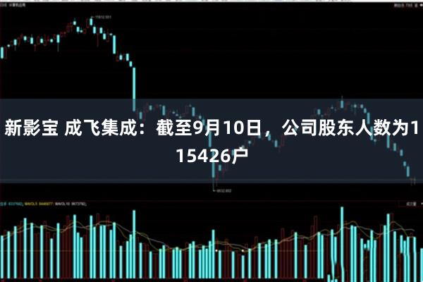 新影宝 成飞集成：截至9月10日，公司股东人数为115426户