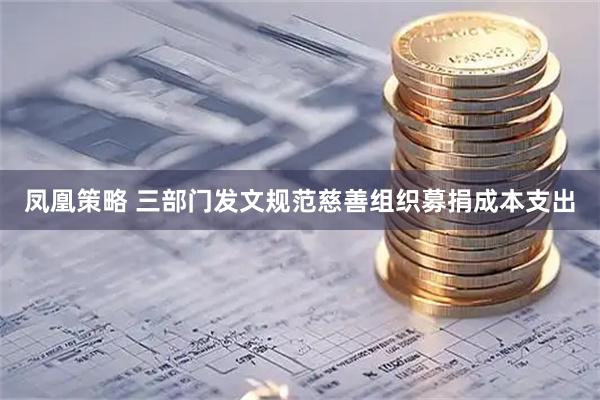 凤凰策略 三部门发文规范慈善组织募捐成本支出