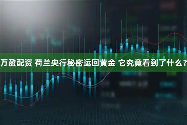 万盈配资 荷兰央行秘密运回黄金 它究竟看到了什么？